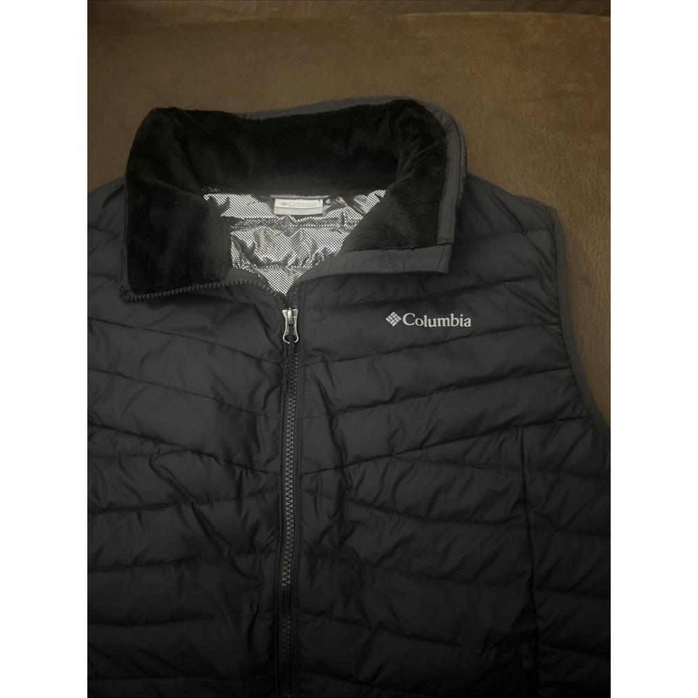 Columbia Omni-Heat Puffer Vest Mens XL Gray Hiking Gorpcore New NWOT